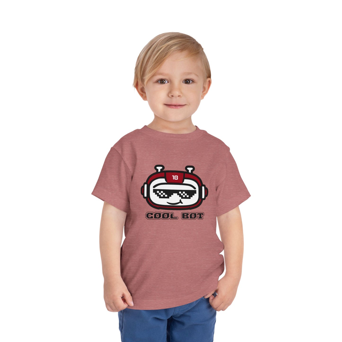 Cool Bot Toddler Short Sleeve Tee - Fun & Stylish Kids Tee for Playtime
