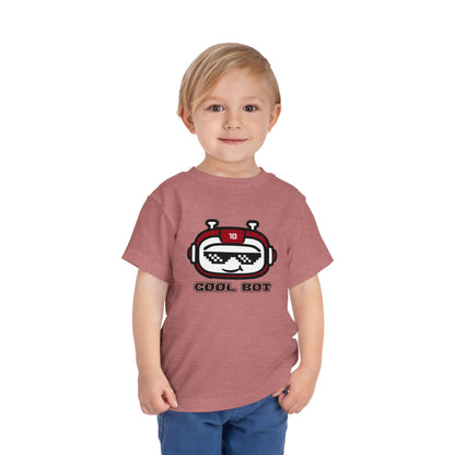 Cool Bot Toddler Short Sleeve Tee - Fun & Stylish Kids Tee for Playtime