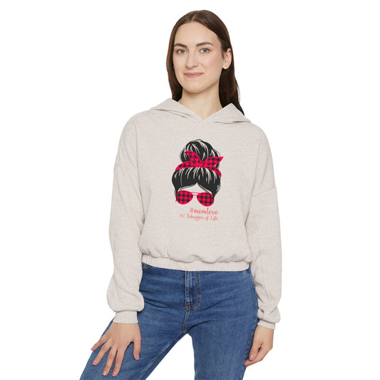 #MomLove #1 Debugger of Life - Women's Cinched Bottom Hoodie