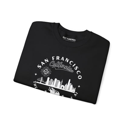 San Francisco CA The Golden State of AI - Crewneck Unisex Sweatshirt