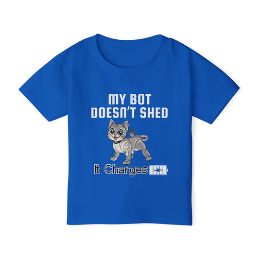 My CatBot Doesn't Shed It Charges - Cute Short Sleeve Tee
