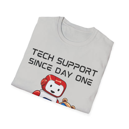 Tech Support DADBot Design - Unisex Softstyle T-Shirt