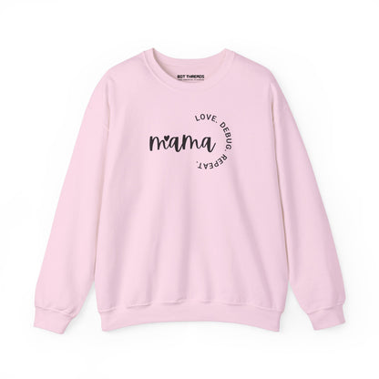Love. Debug. Repeat. - Cozy Crewneck Sweatshirt