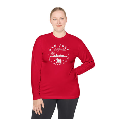 San Jose CA The Golden State of AI - Unisex Long Sleeve Tee