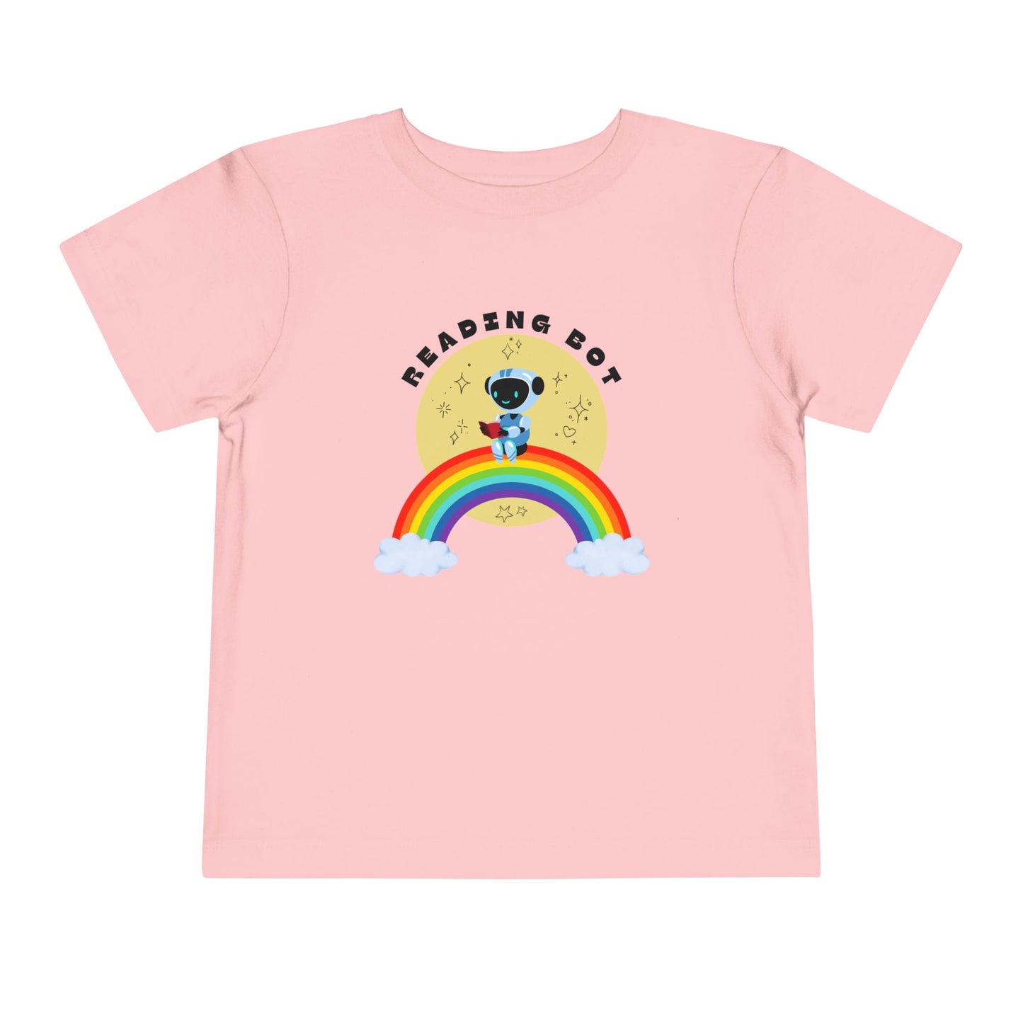 Rainbow Reading Bot - Toddler Tee