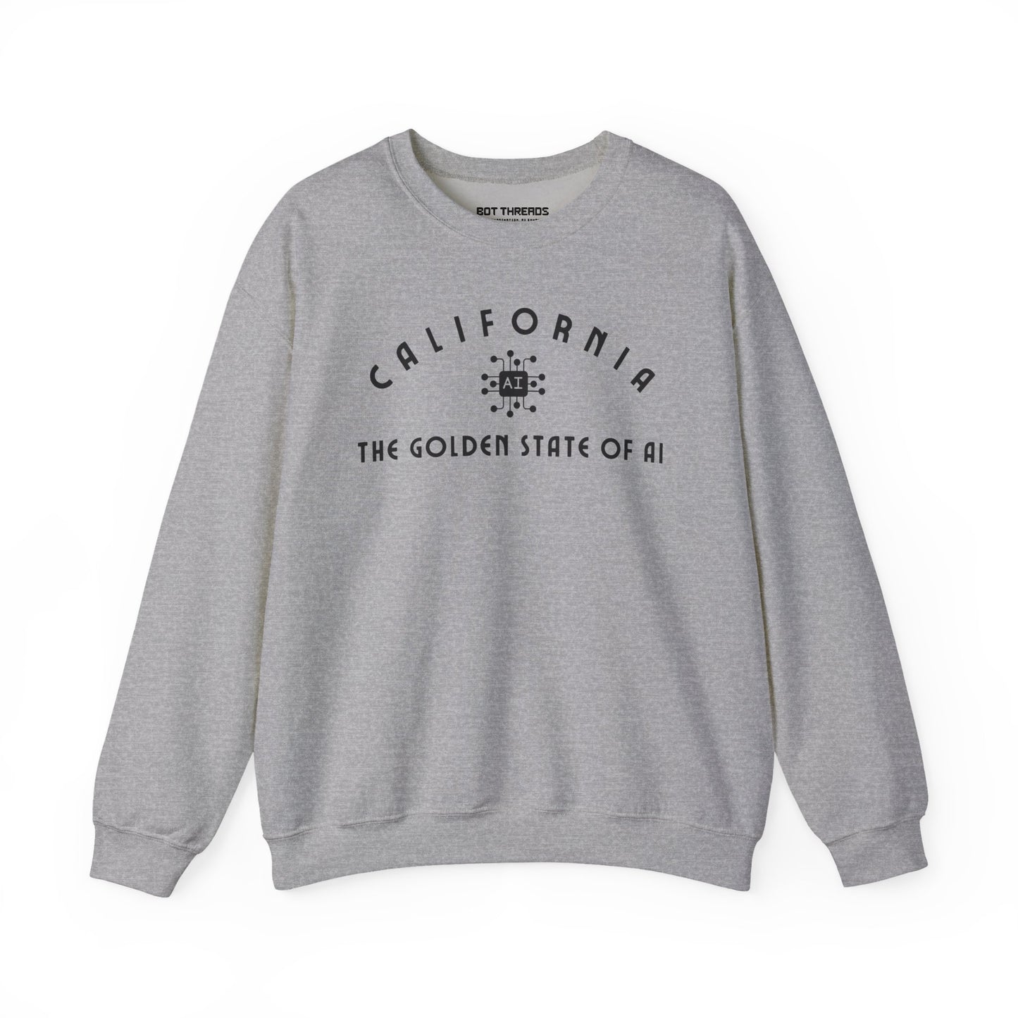 California The Golden State of AI - Crewneck Sweatshirt
