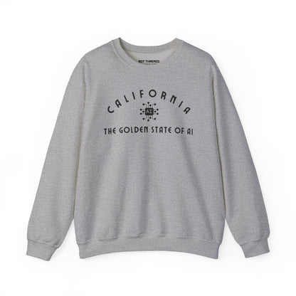 California The Golden State of AI - Crewneck Sweatshirt
