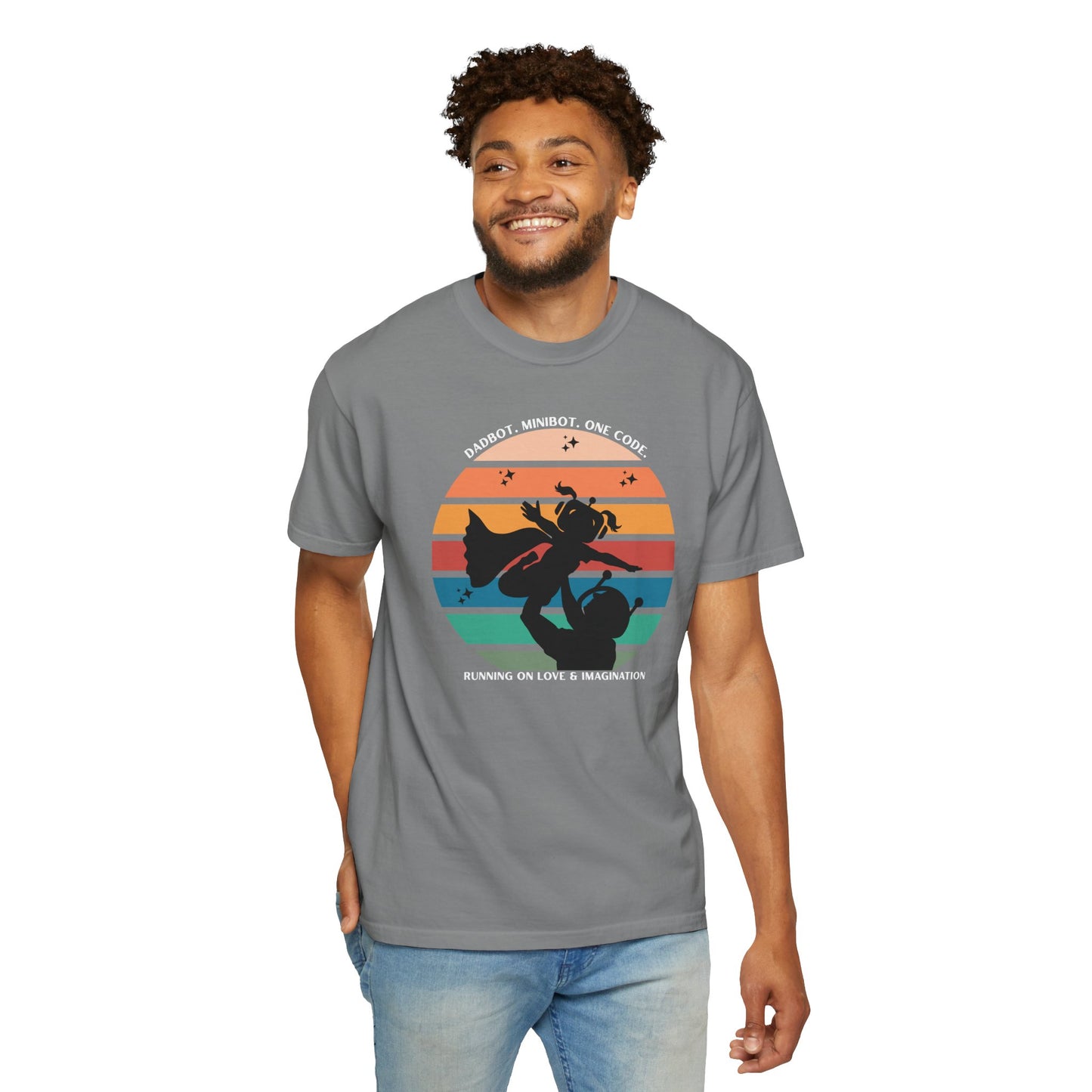 DadBot. MiniBot (girl). One Code.  Unisex T-shirt