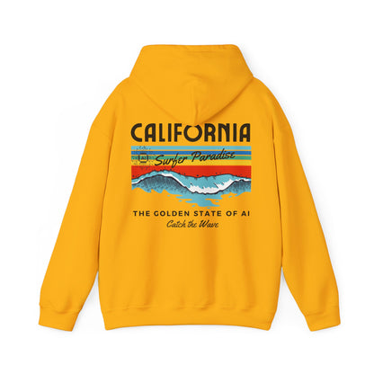 Catch the Wave CA The Golden State of AI - Perfect for AI Tech Beach Lovers & Adventure Seekers