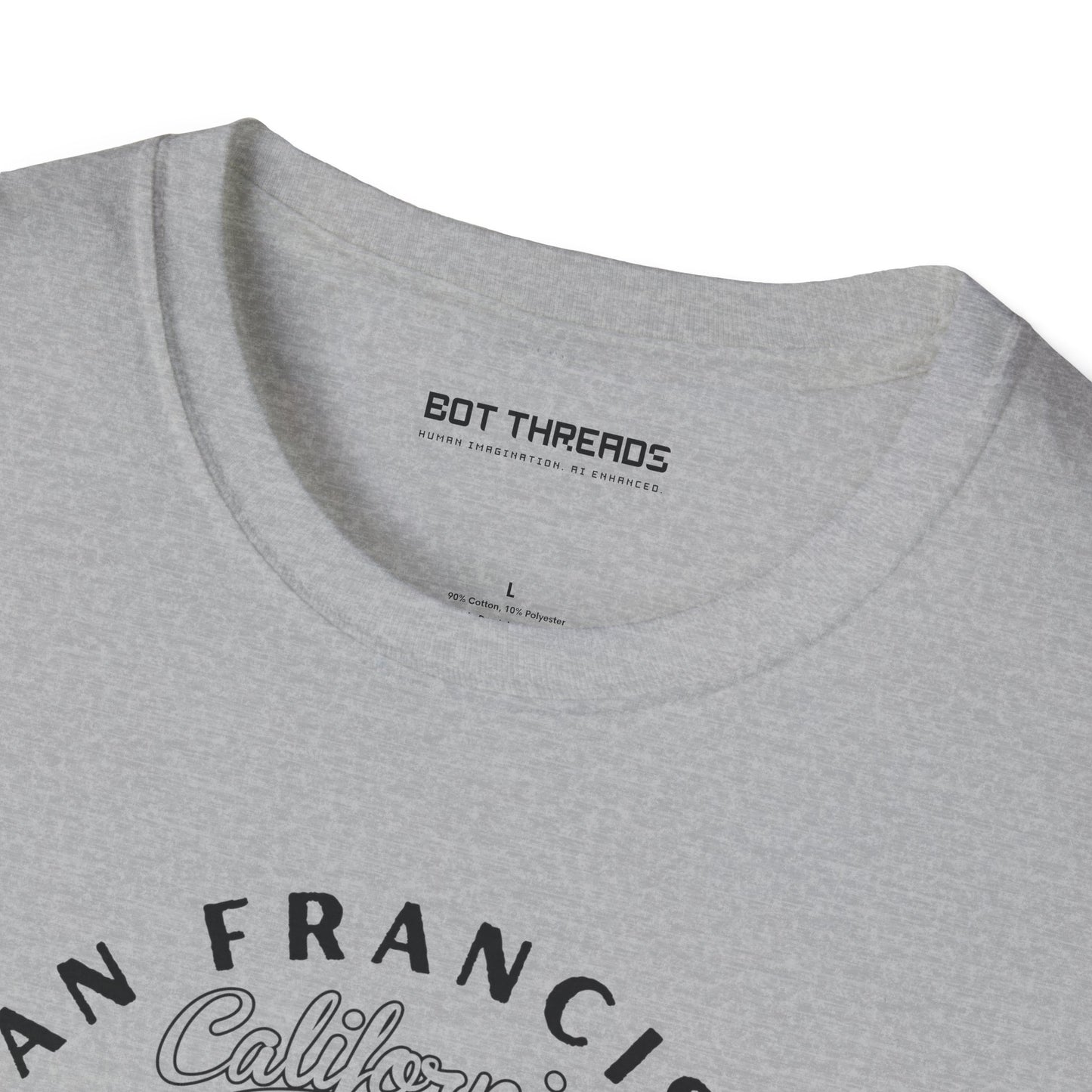 San Francisco CA The Golden State of AI - Unisex Softstyle Tee
