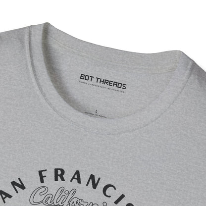 San Francisco CA The Golden State of AI - Unisex Softstyle Tee