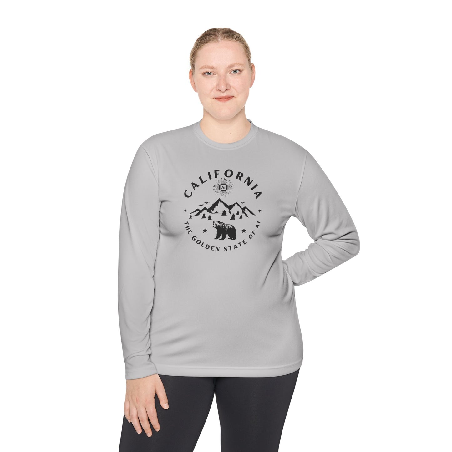 California The Golden State of AI - Unisex Long Sleeve Tee