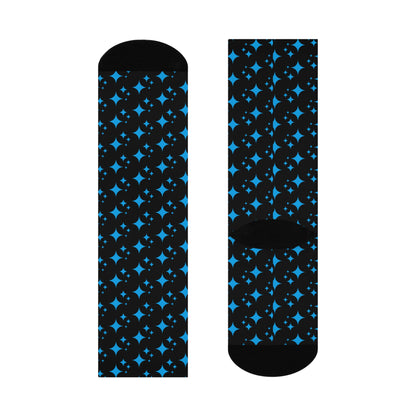 Crew Socks - Stylish Cushioned AI Star Symbol Design