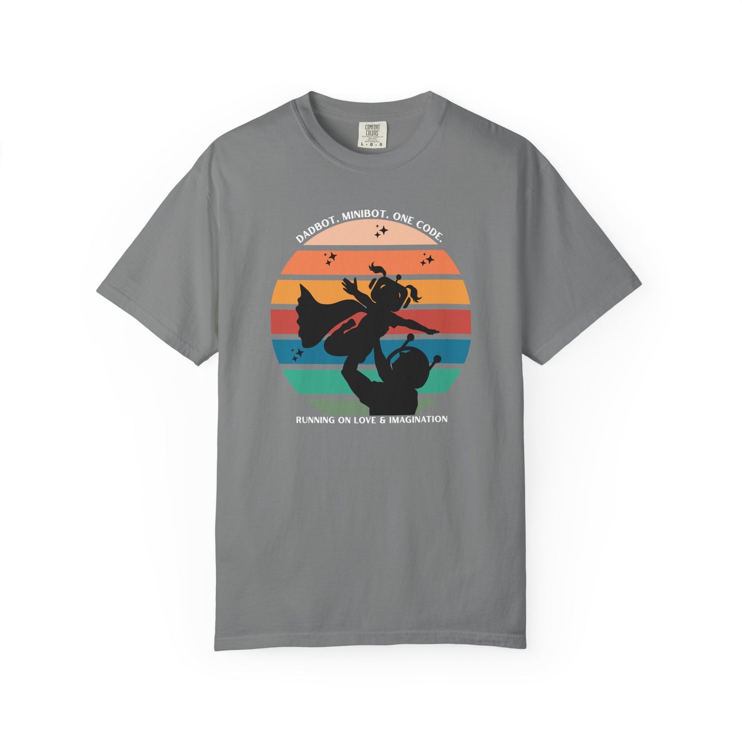 DadBot. MiniBot (girl). One Code.  Unisex T-shirt