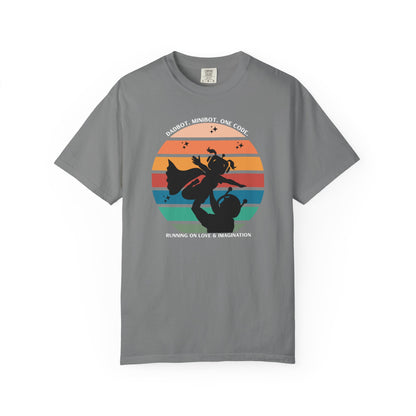 DadBot. MiniBot (girl). One Code.  Unisex T-shirt