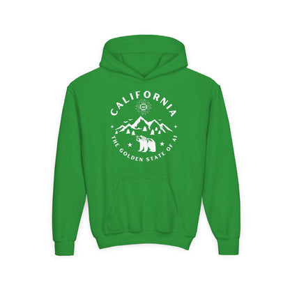 California The Golden State of AI Youth Hoodie