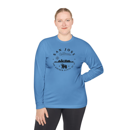 San Jose CA The Golden State of AI - Unisex Long Sleeve Tee