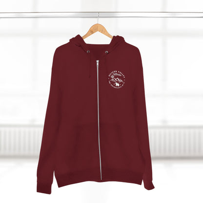 Silicon Valley CA The Golden State of AI - Unisex Zip Hoodie