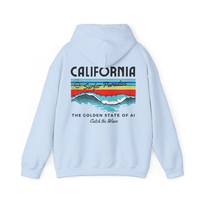 Catch the Wave CA The Golden State of AI - Perfect for AI Tech Beach Lovers & Adventure Seekers