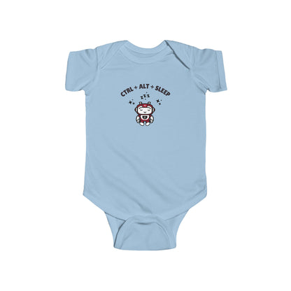 Infant Bodysuit - Cute Techie CTRL + ALT + SLEEP Design
