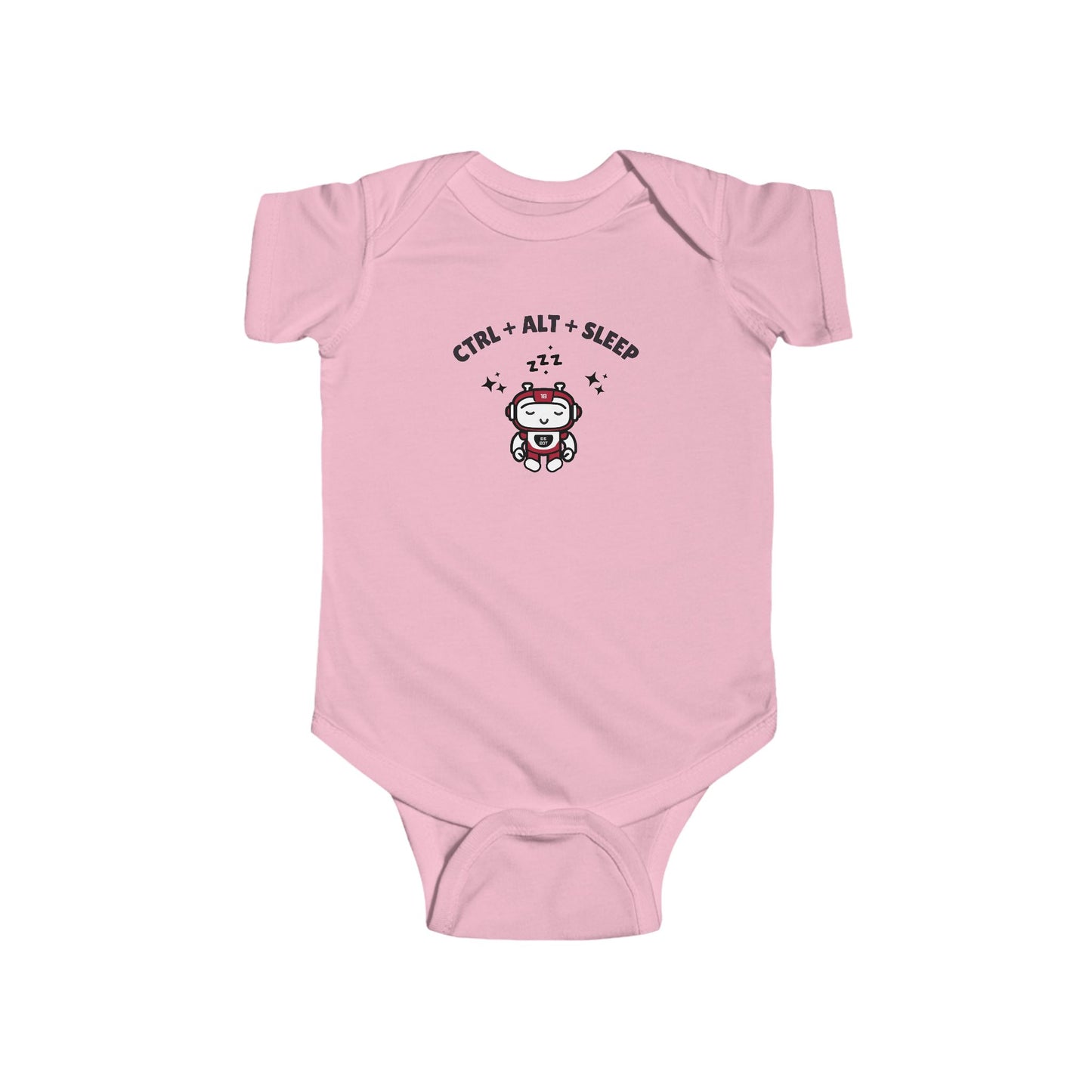 Infant Bodysuit - Cute Techie CTRL + ALT + SLEEP Design