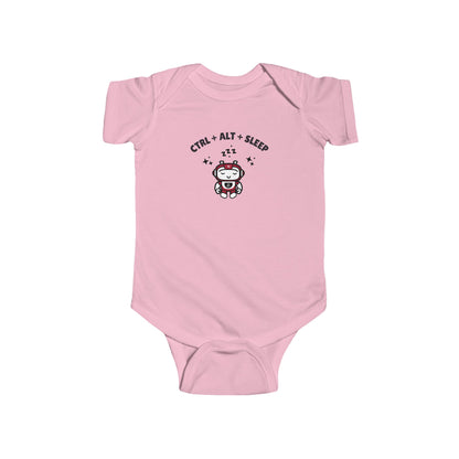 Infant Bodysuit - Cute Techie CTRL + ALT + SLEEP Design
