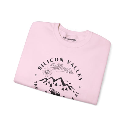 Silicon Valley CA The Golden State of AI - Crewneck Unisex Sweatshirt