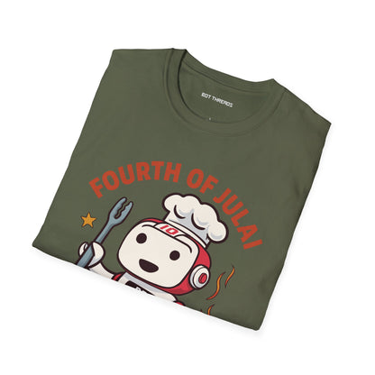 Fourth of July AI Tech Unisex T-Shirt