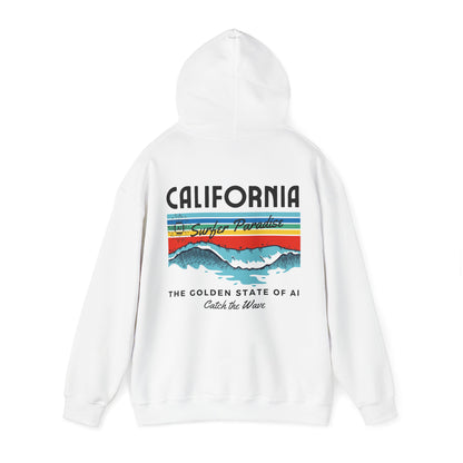 Catch the Wave CA The Golden State of AI - Perfect for AI Tech Beach Lovers & Adventure Seekers