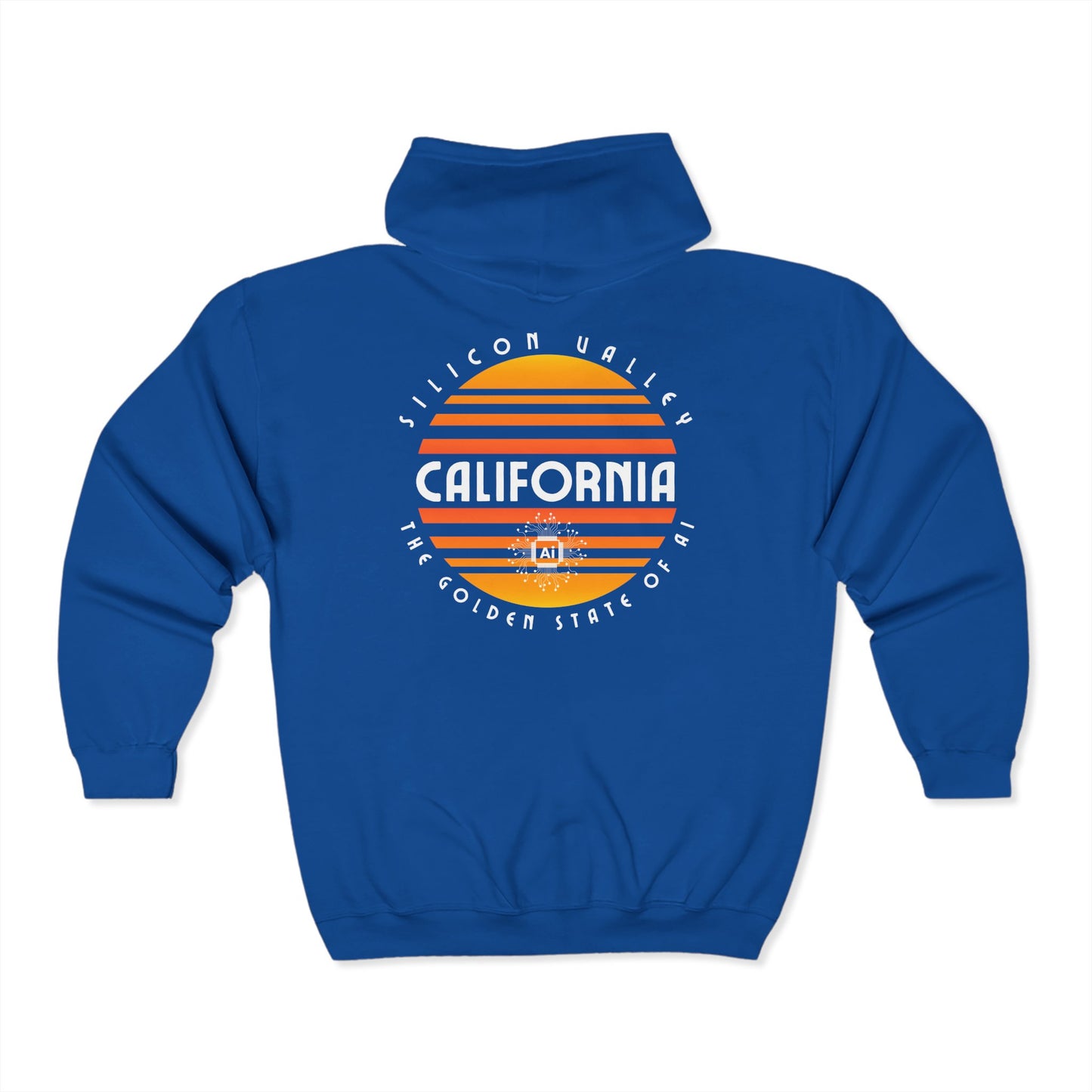 Silicon Valley CA The Golden State of AI Hoodie Sweatshirt