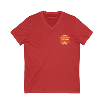 California The Golden State of AI - Unisex V-Neck Tee