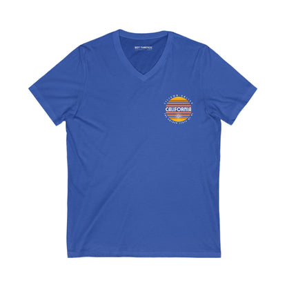 California The Golden State of AI - Unisex V-Neck Tee