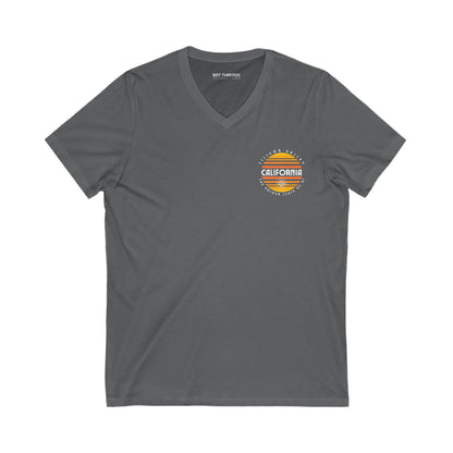 California The Golden State of AI - Unisex V-Neck Tee