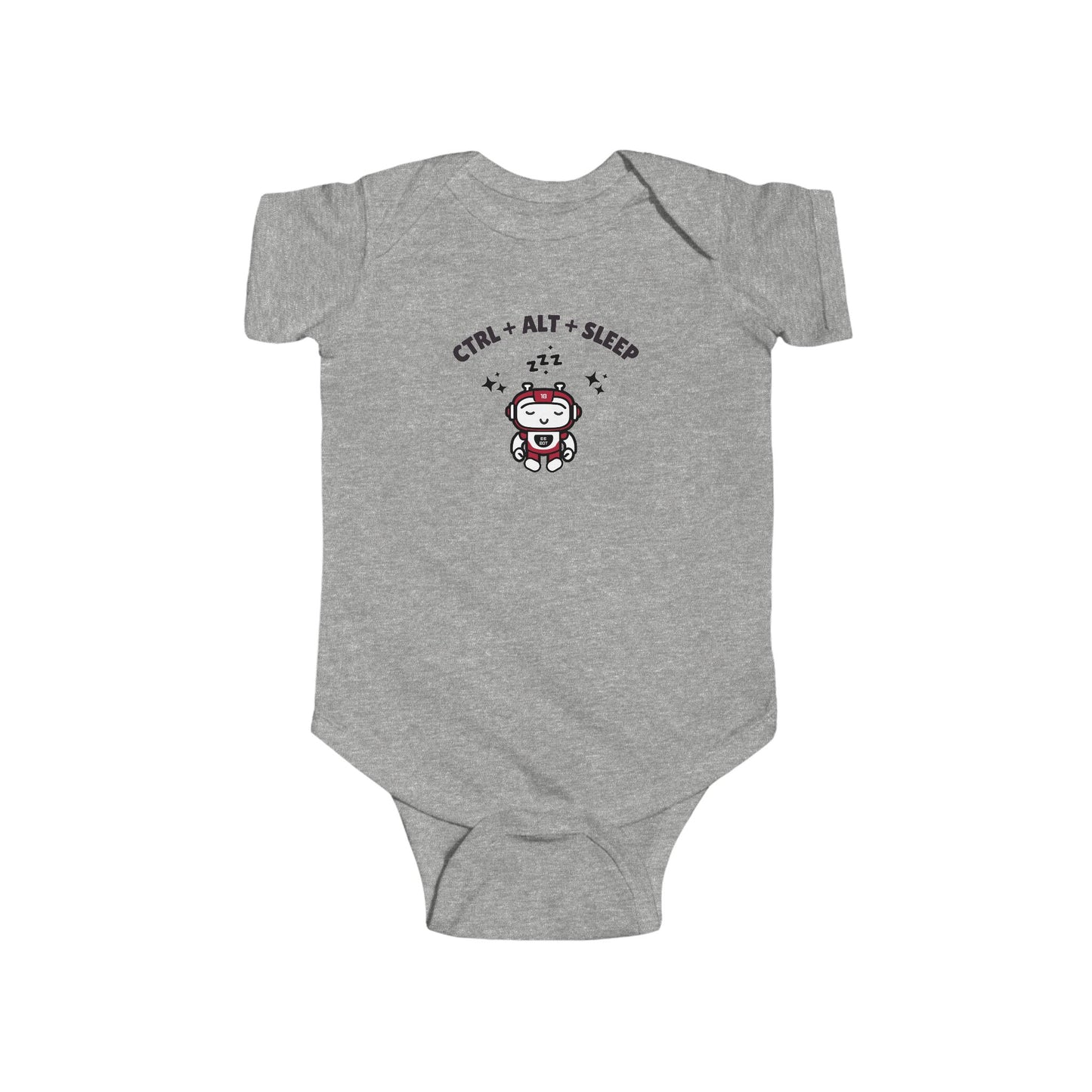 Infant Bodysuit - Cute Techie CTRL + ALT + SLEEP Design