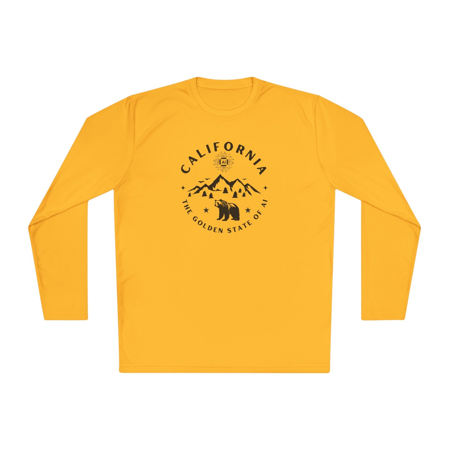 California The Golden State of AI - Unisex Long Sleeve Tee