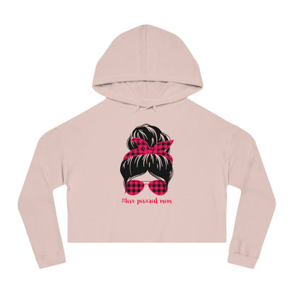 Women's Cropped Hoodie - LovePowered Mom