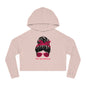 Women's Cropped Hoodie - LovePowered Mom
