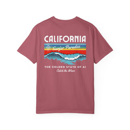 Catch the Wave CA The Golden State of AI - Unisex Tee