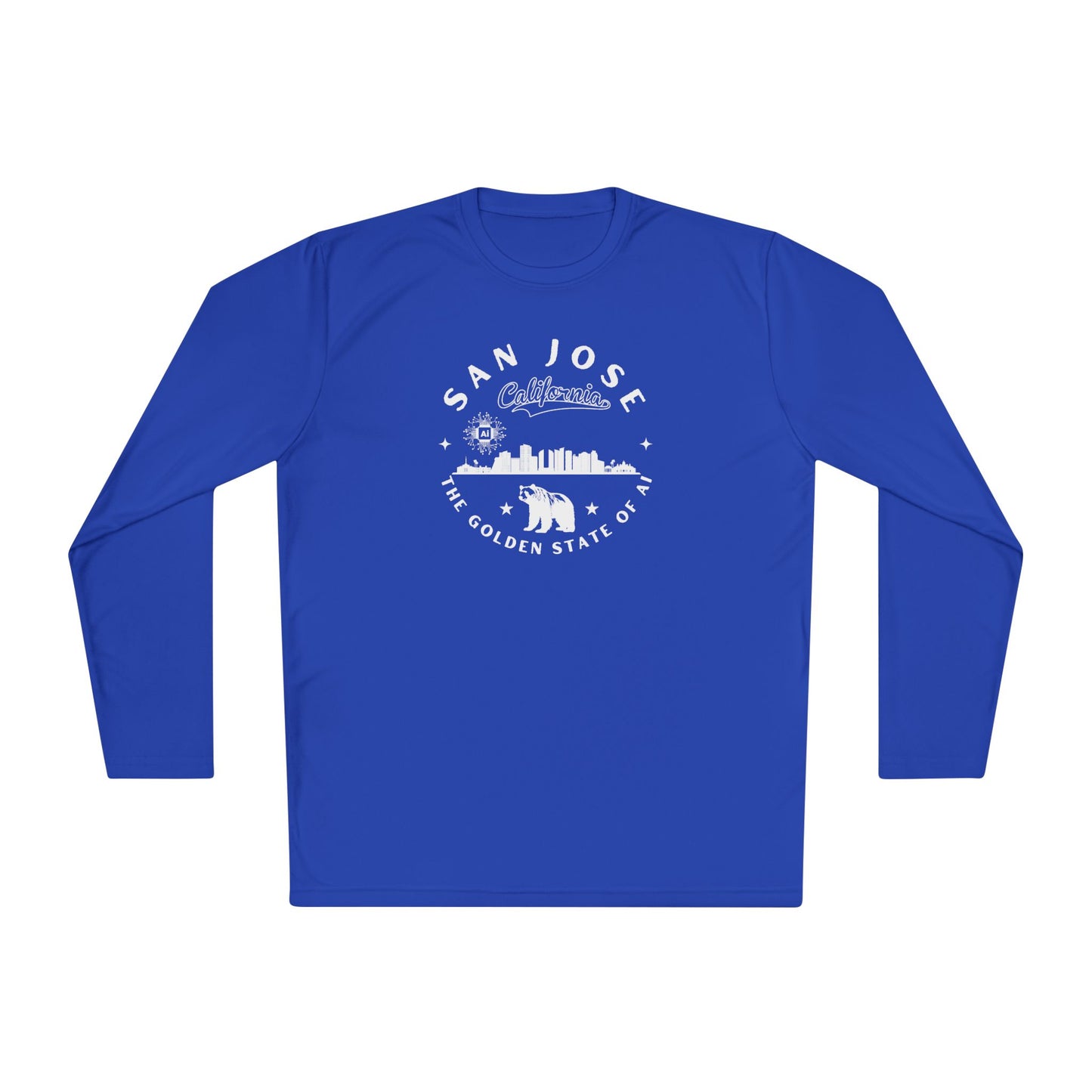 San Jose CA The Golden State of AI - Unisex Long Sleeve Tee