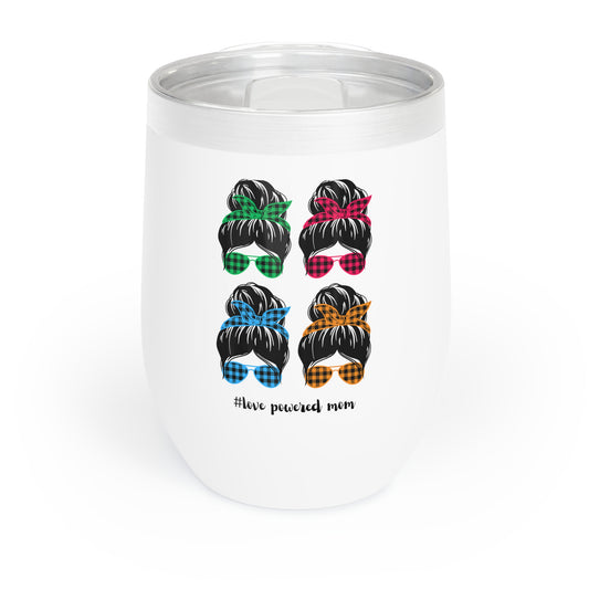 Love Powered Mom - Stylish Wine Tumbler
