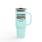 Catch the Wave CAThe Golden State of AI - Insulated Travel Mug 40oz with Straw