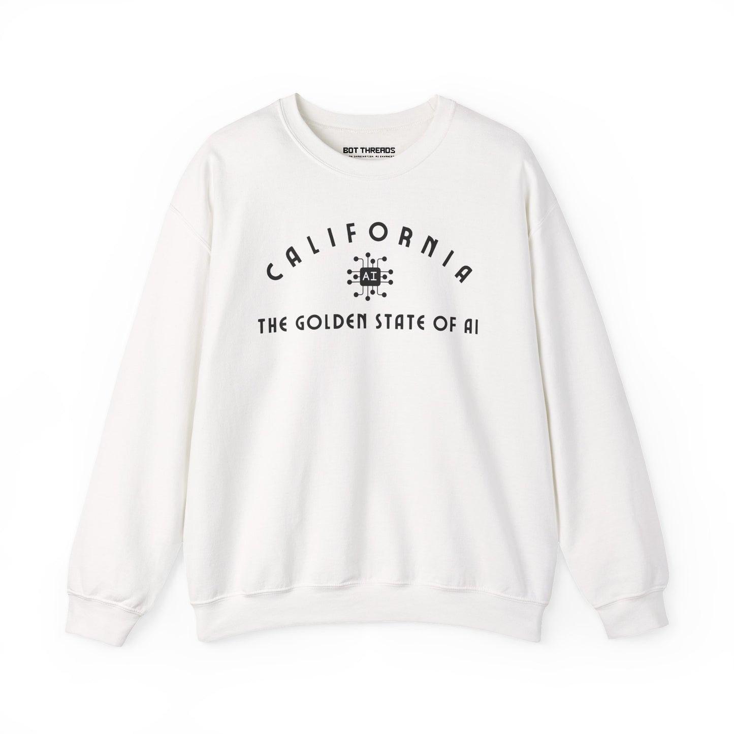 California The Golden State of AI - Crewneck Sweatshirt