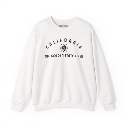 California The Golden State of AI - Crewneck Sweatshirt