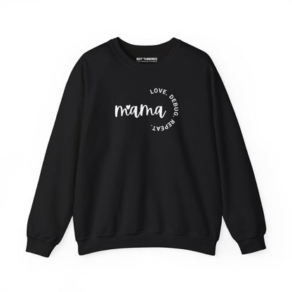 Love. Debug. Repeat. - Cozy Crewneck Sweatshirt