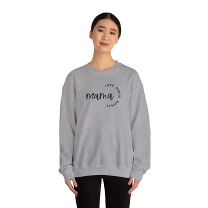 Love. Debug. Repeat. - Cozy Crewneck Sweatshirt