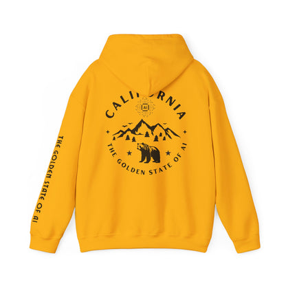 California The Golden State of AI - Unisex Hoodie