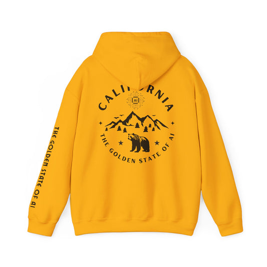 California The Golden State of AI - Unisex Hoodie