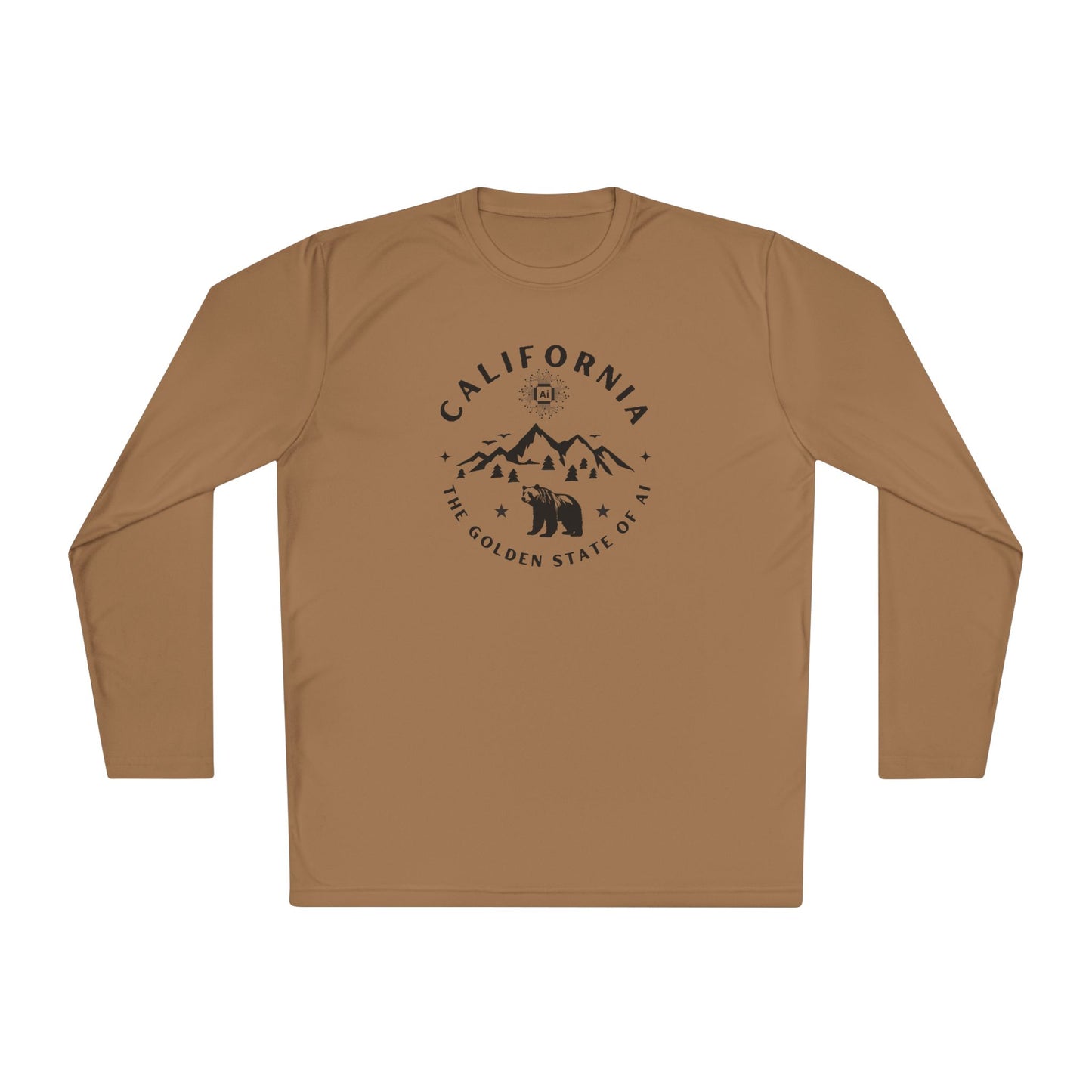 California The Golden State of AI - Unisex Long Sleeve Tee