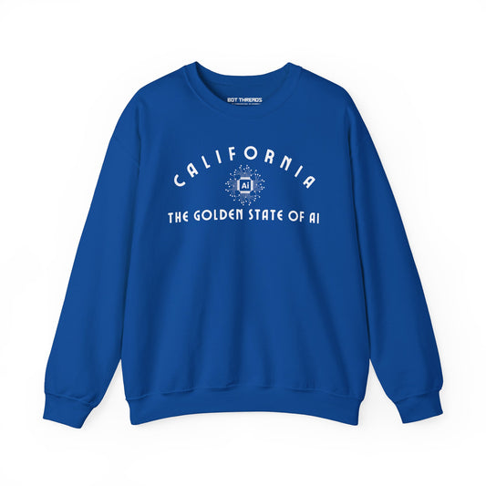 California The Golden State of AI - Crewneck Sweatshirt