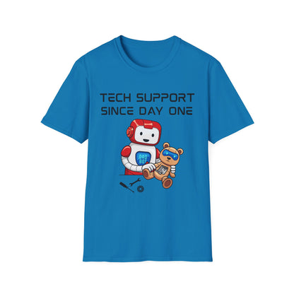 Tech Support DADBot Design - Unisex Softstyle T-Shirt